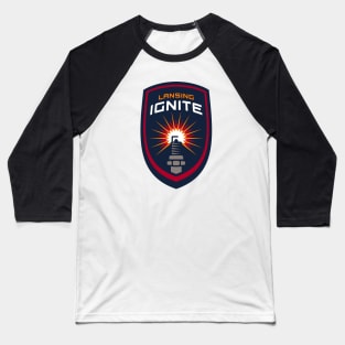 Lansing Ignite FC Baseball T-Shirt